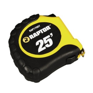 RAP17007 Ruler / Tape Measure - Yellow / Black RAP17007 Ruler / Tape Measure - Yellow / Black